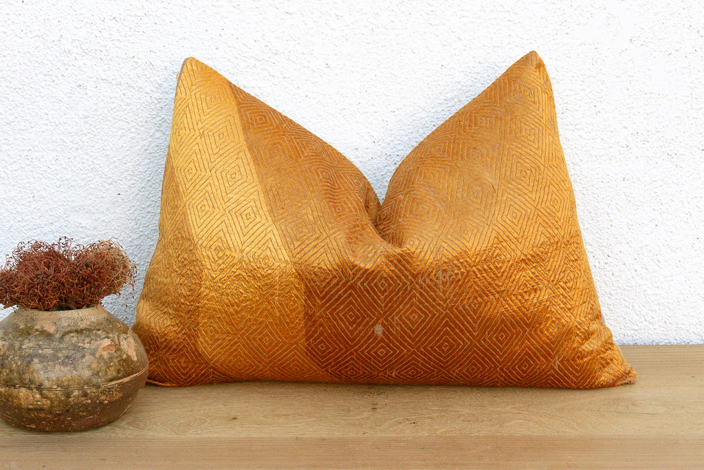 Jalandhar Gilded, Heirloom Bagh Phulkari Pillow