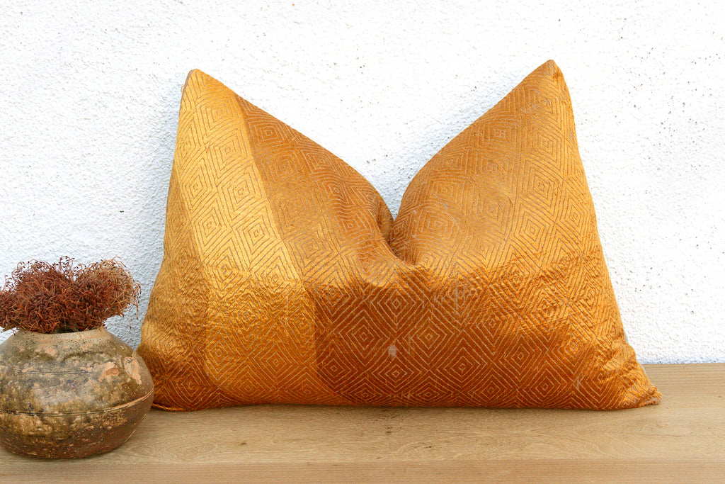 Jalandhar Gilded, Heirloom Bagh Phulkari Pillow