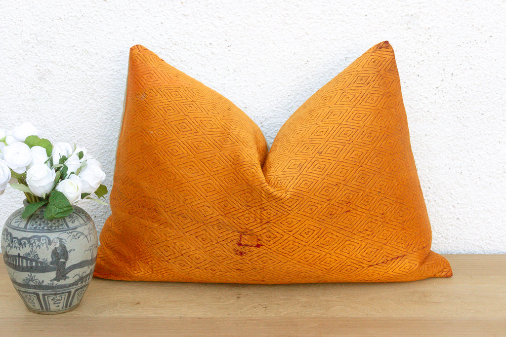 Ludhiana Diamond, Heirloom Bagh Phulkari Pillow