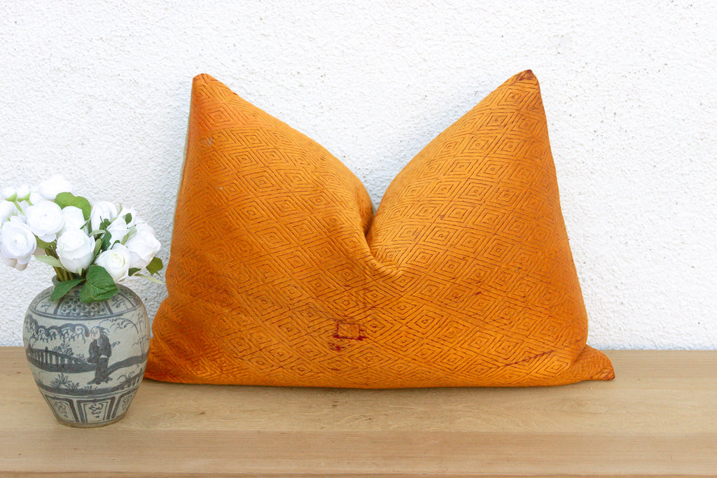 Ludhiana Diamond, Heirloom Bagh Phulkari Pillow