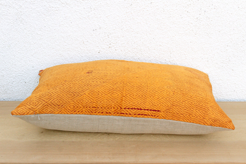 Honey Mirage, Heirloom Bagh Phulkari Pillow