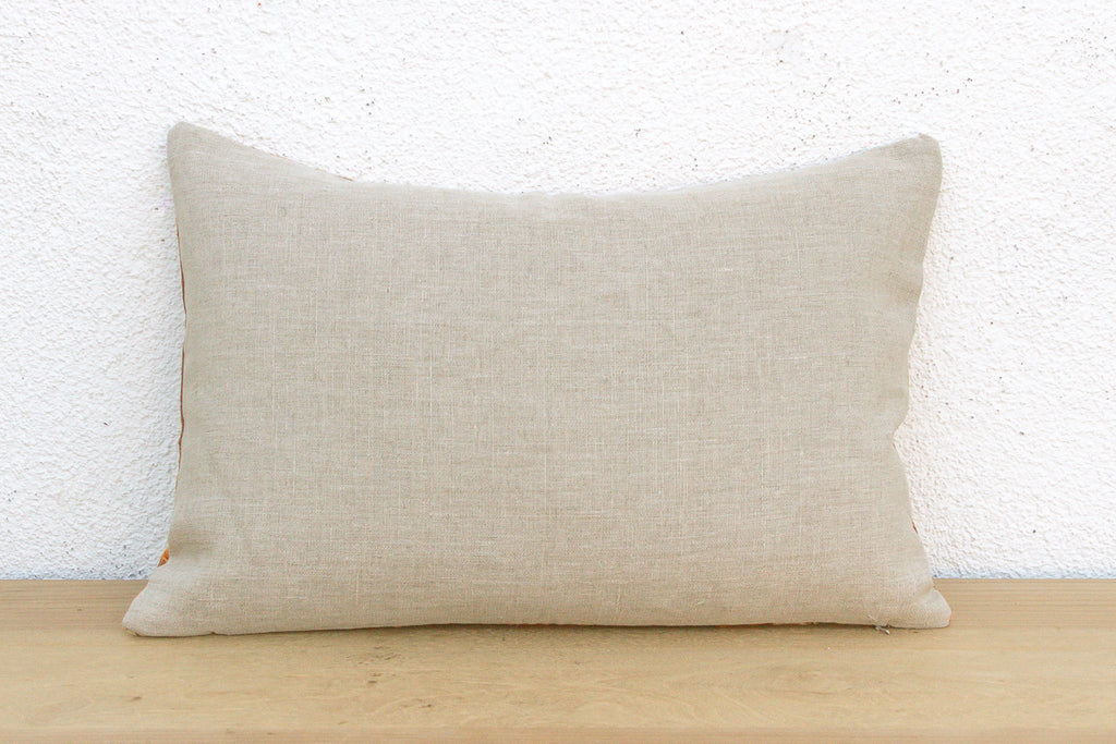 Kapurthala Step, Heirloom Bagh Phulkari Pillow (Trade)