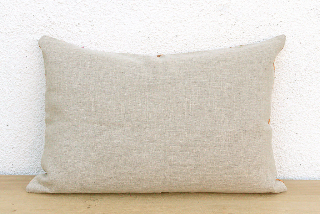 Majitha Mosaic, Heirloom Bagh Phulkari Pillow (Trade)