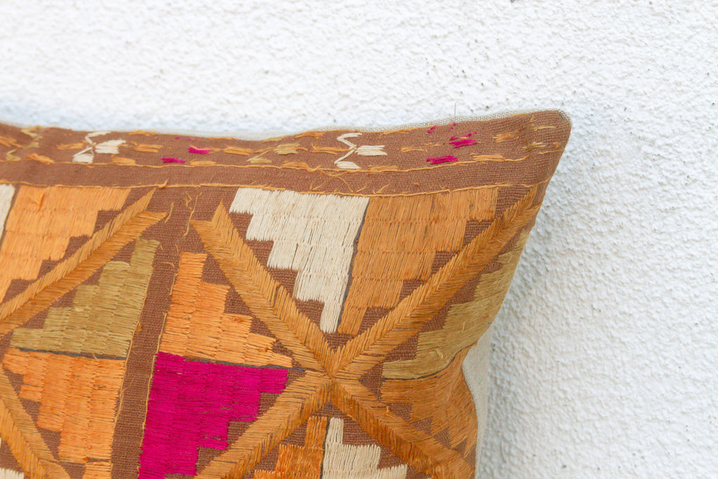 Firozpur Frontier, Heirloom Bagh Phulkari Pillow