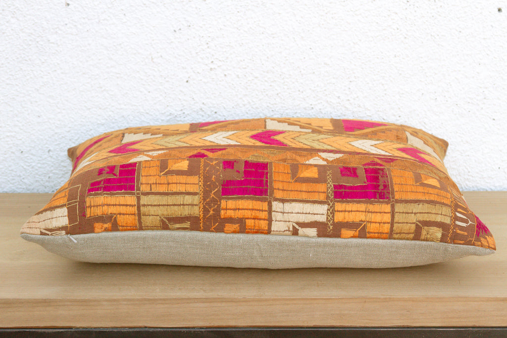 Firozpur Frontier, Heirloom Bagh Phulkari Pillow