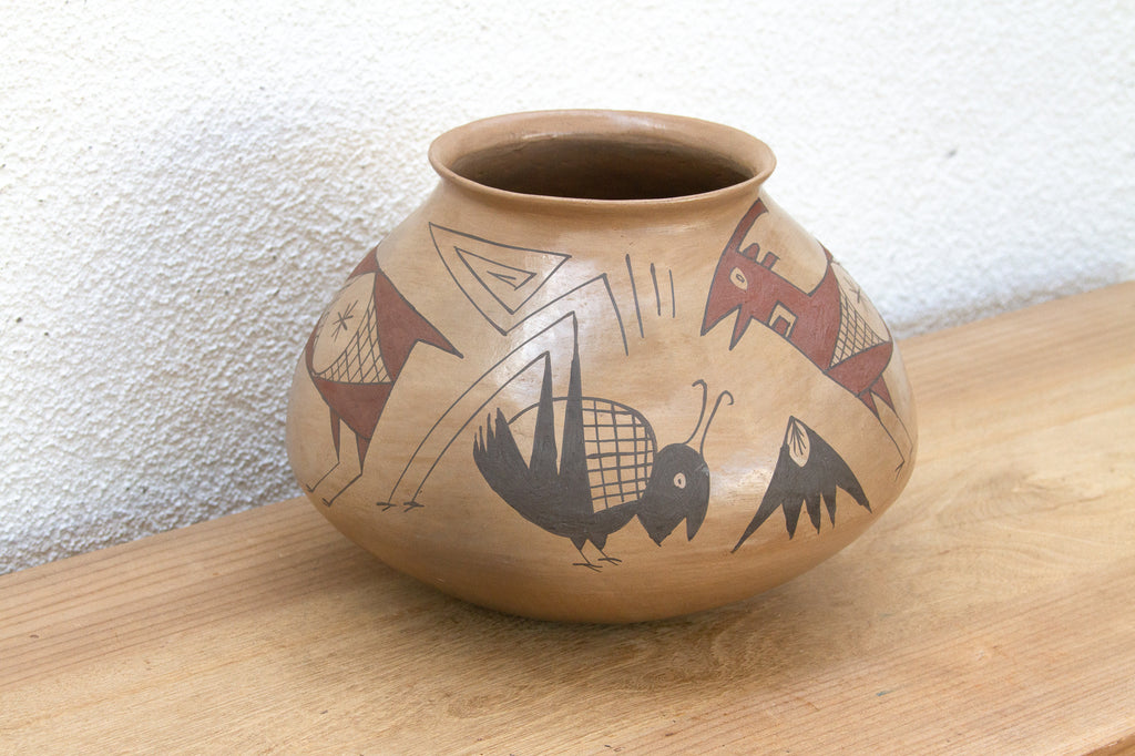 Mata Ortiz Tribal Art Mexican Cantaro