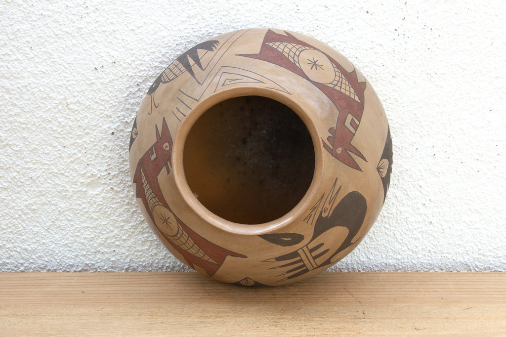 Mata Ortiz Tribal Art Mexican Cantaro
