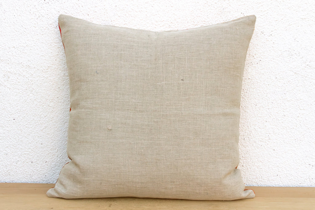 Imperial Panchranga, Large Heirloom Bagh Phulkari Pillow (Trade)