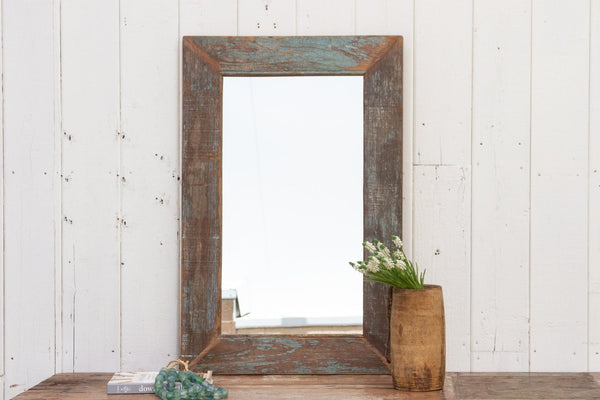 Rustic Reclaimed Framed Mirror