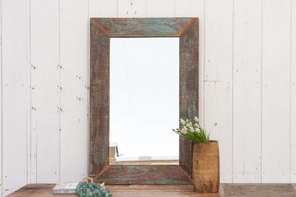 Rustic Reclaimed Framed Mirror