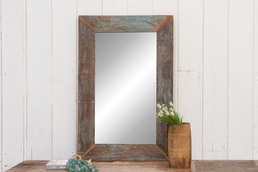 Rustic Reclaimed Framed Mirror