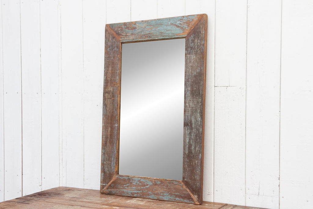 Rustic Reclaimed Framed Mirror (Trade)