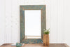 Rustic Painted Framed Mirror