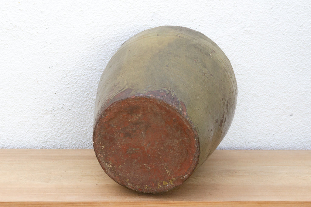 Tall Antique Provincial Stoneware Pot