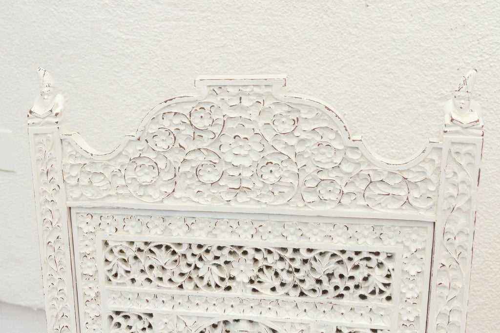 Pair of Beautifully Carved Anglo-Indian Chairs