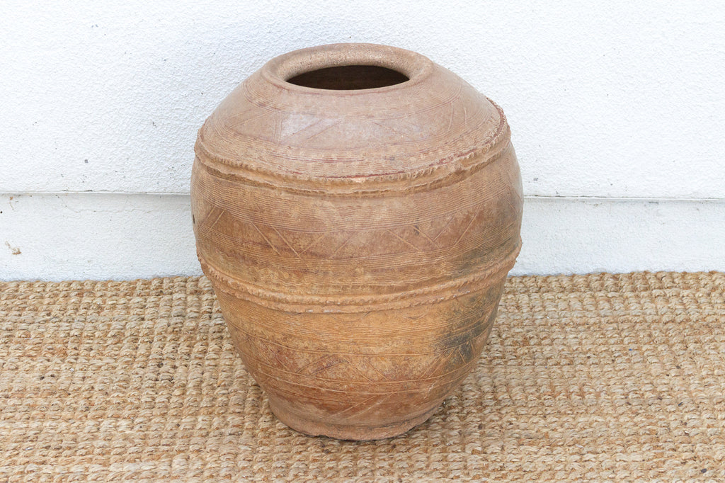 Antique Rustic African Clay Pot