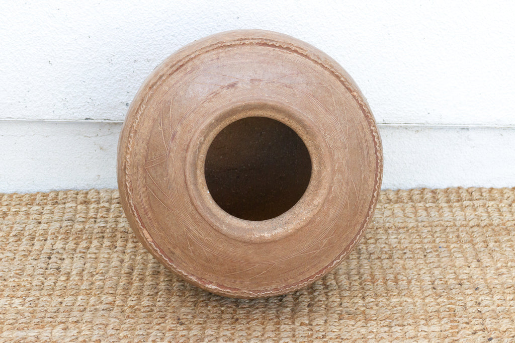 Antique Rustic African Clay Pot
