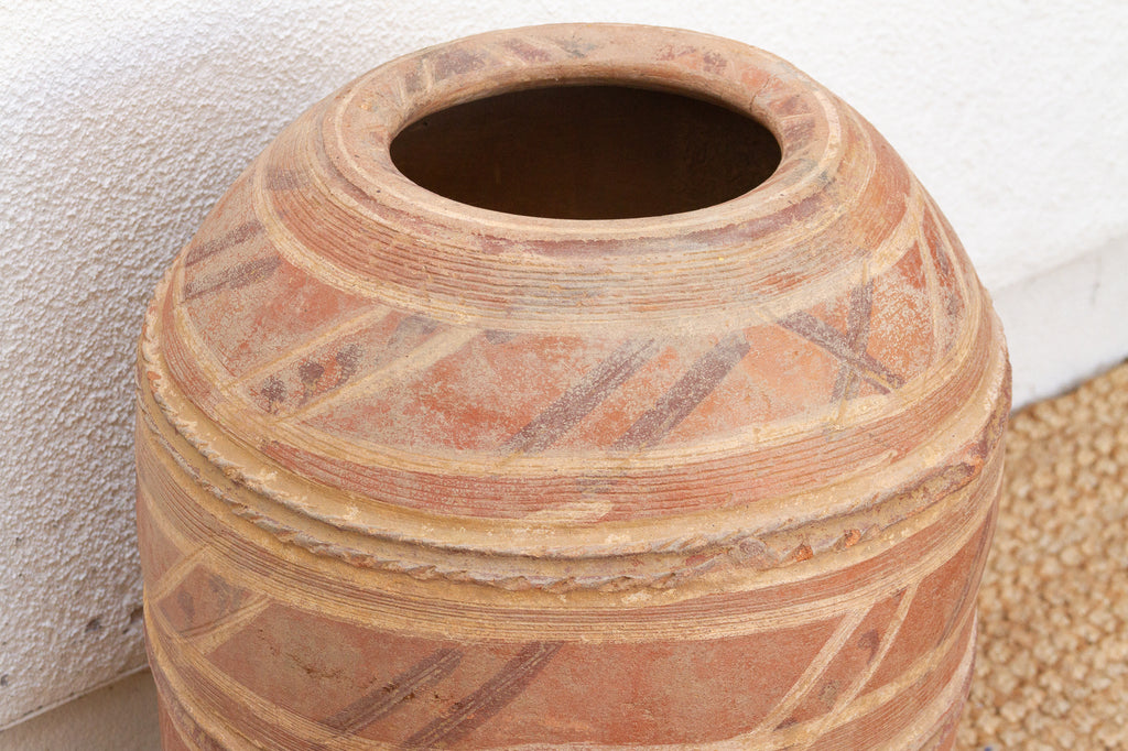 Antique Mossi Pot with Geometric Design