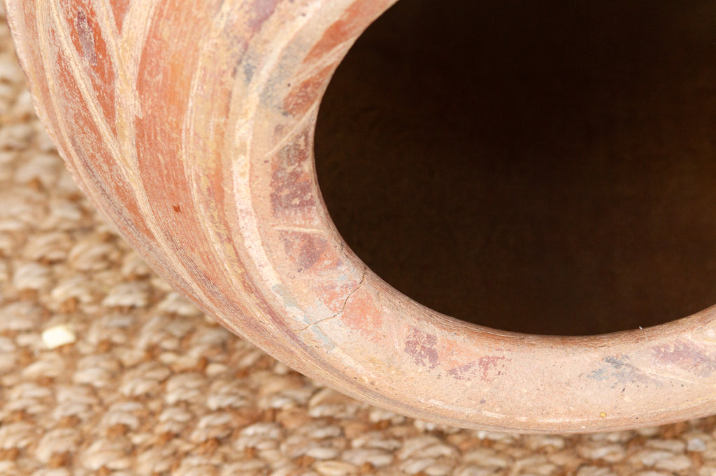 Antique Mossi Pot with Geometric Design