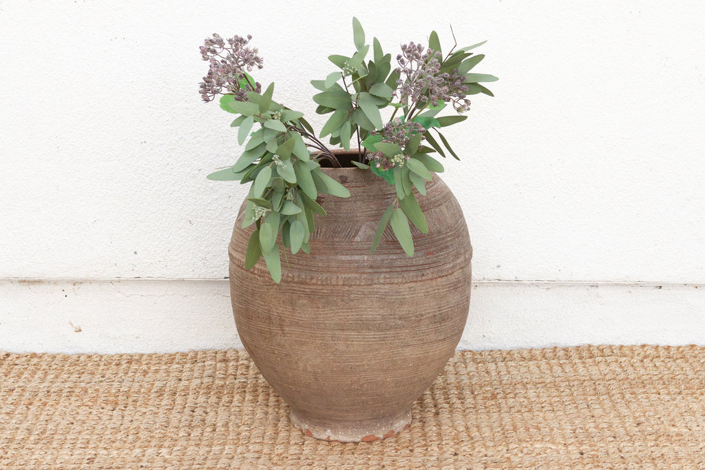 Oxidized Burnished Earthenware Water Jug