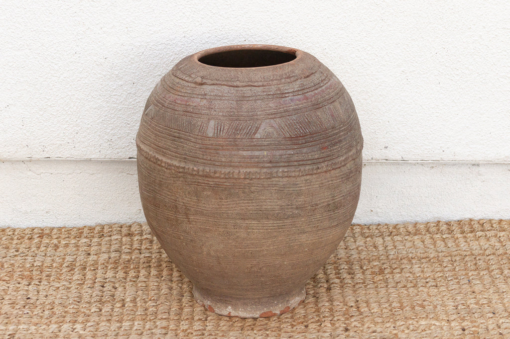 Oxidized Burnished Earthenware Water Jug