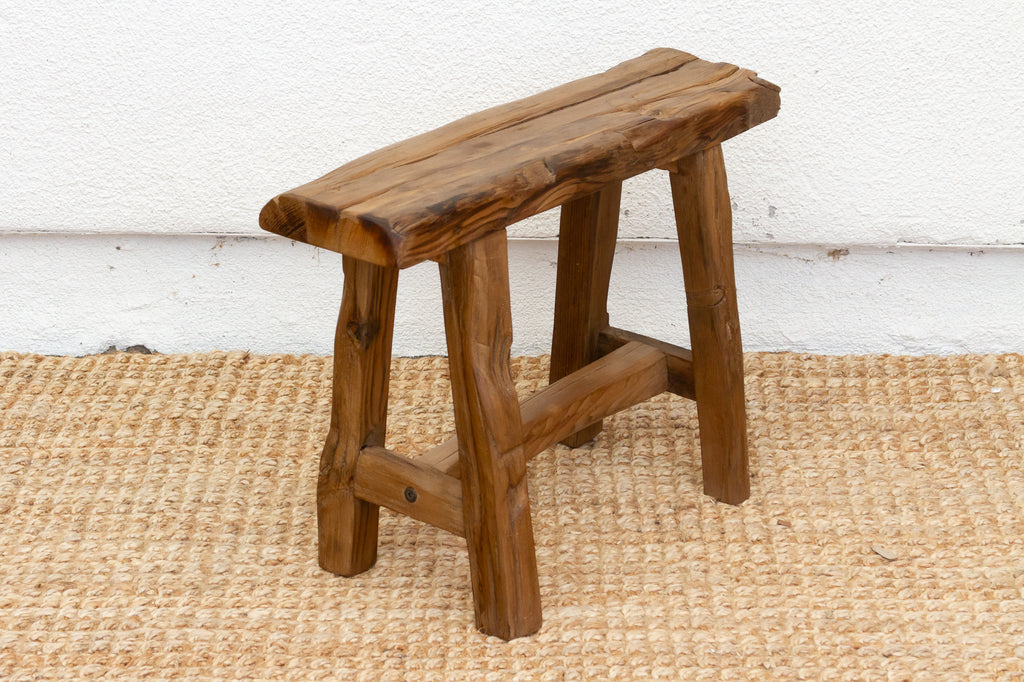Rustic Farmhouse Reclaimed Wood Stool