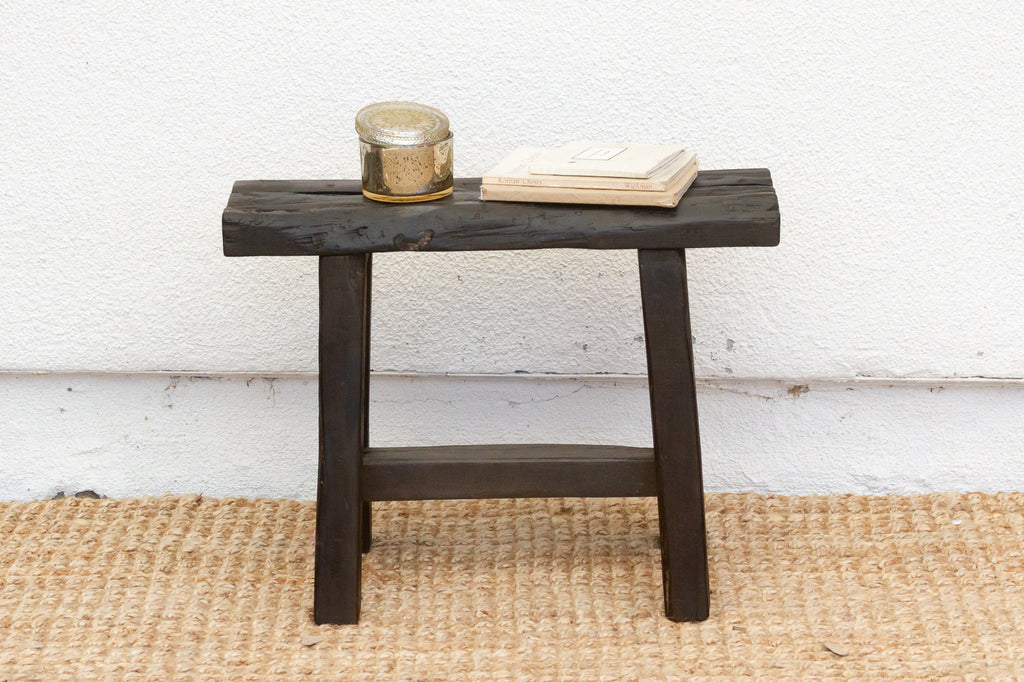 Wabi Sabi Reclaimed Wood Stool