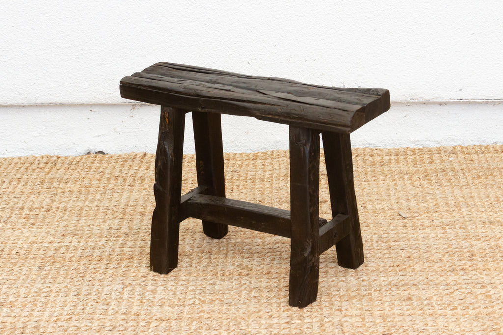 Wabi Sabi Reclaimed Wood Stool
