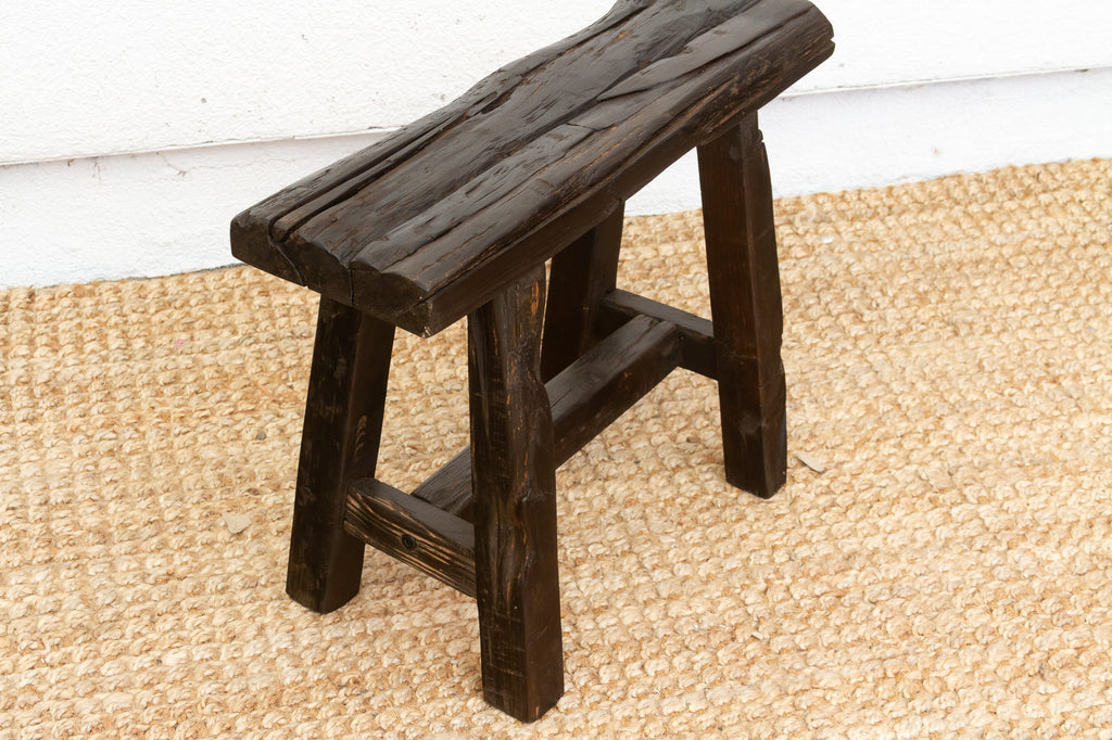 Wabi Sabi Reclaimed Wood Stool