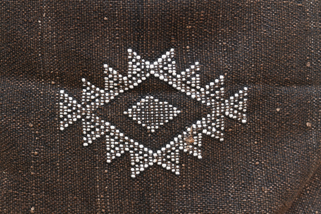 Abbey Moroccan Large Silk Rug Pillow