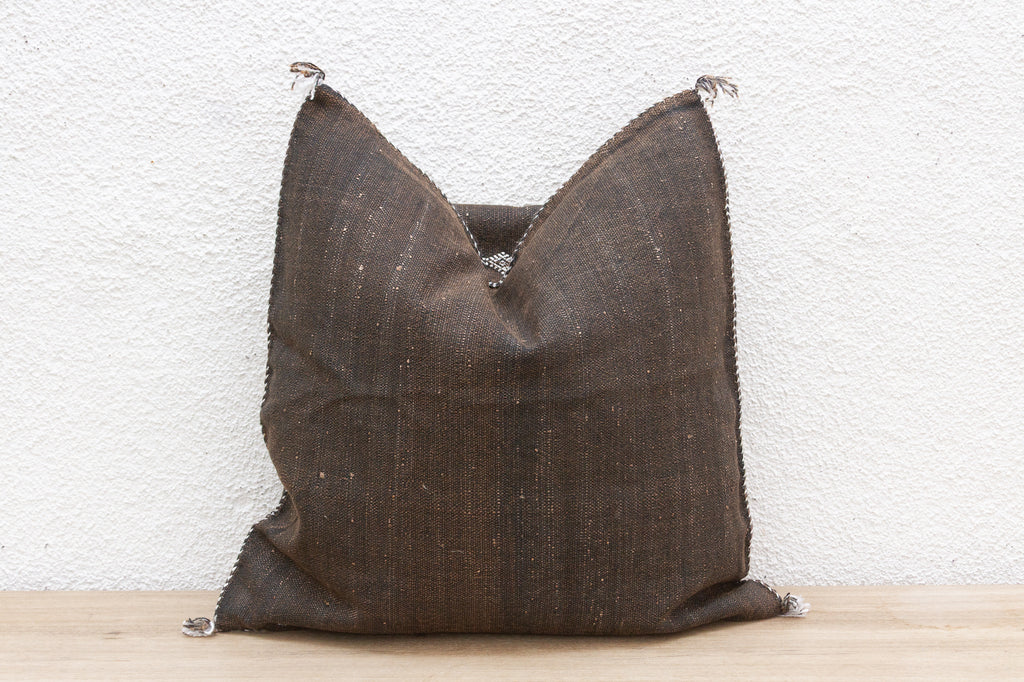 Abbey Moroccan Large Silk Rug Pillow