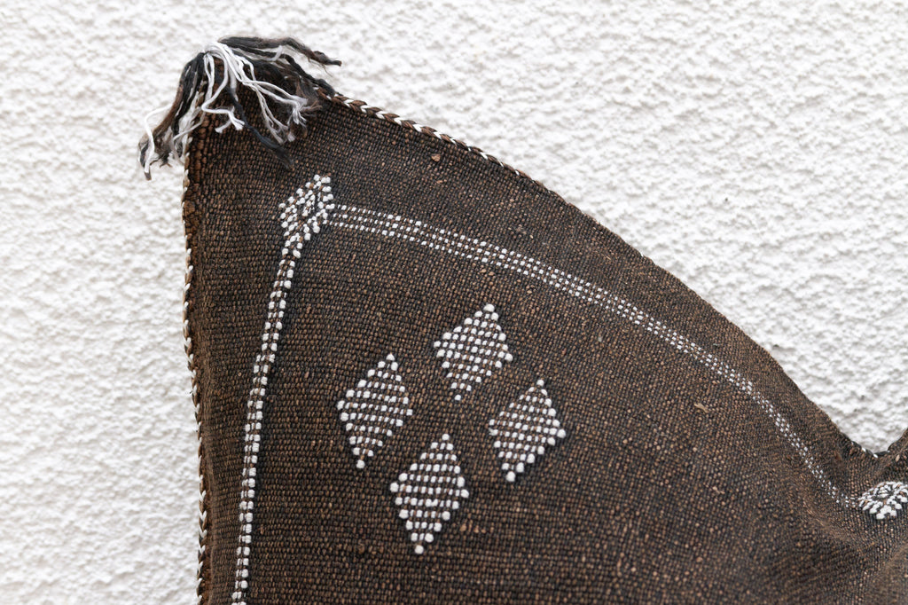 Marrakech Midnight Large Silk Rug Pillow