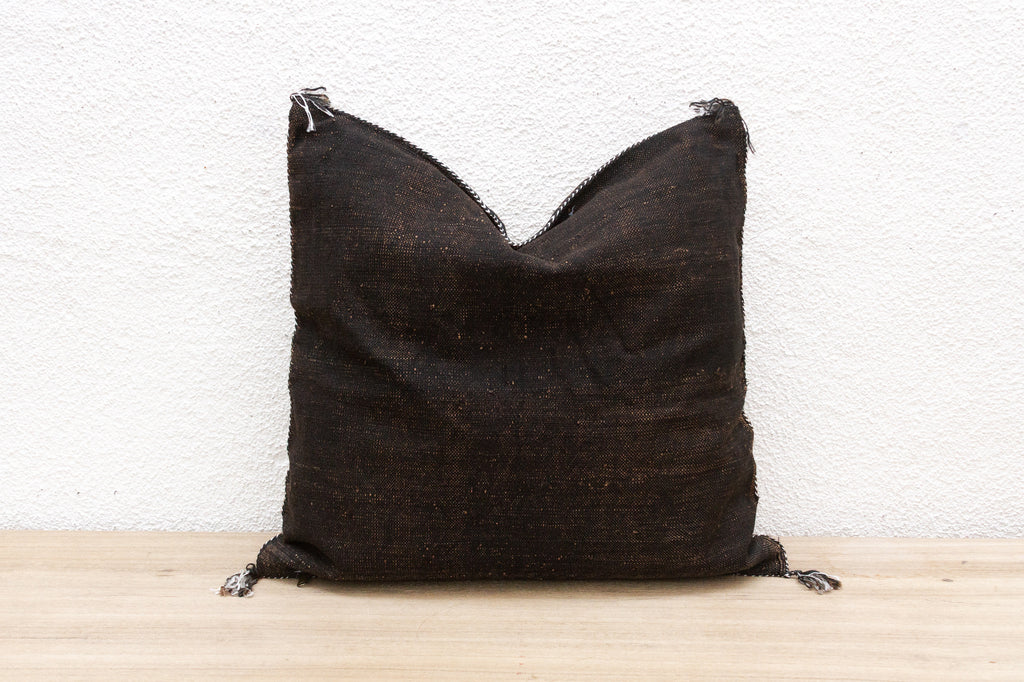 Marrakech Midnight Large Silk Rug Pillow