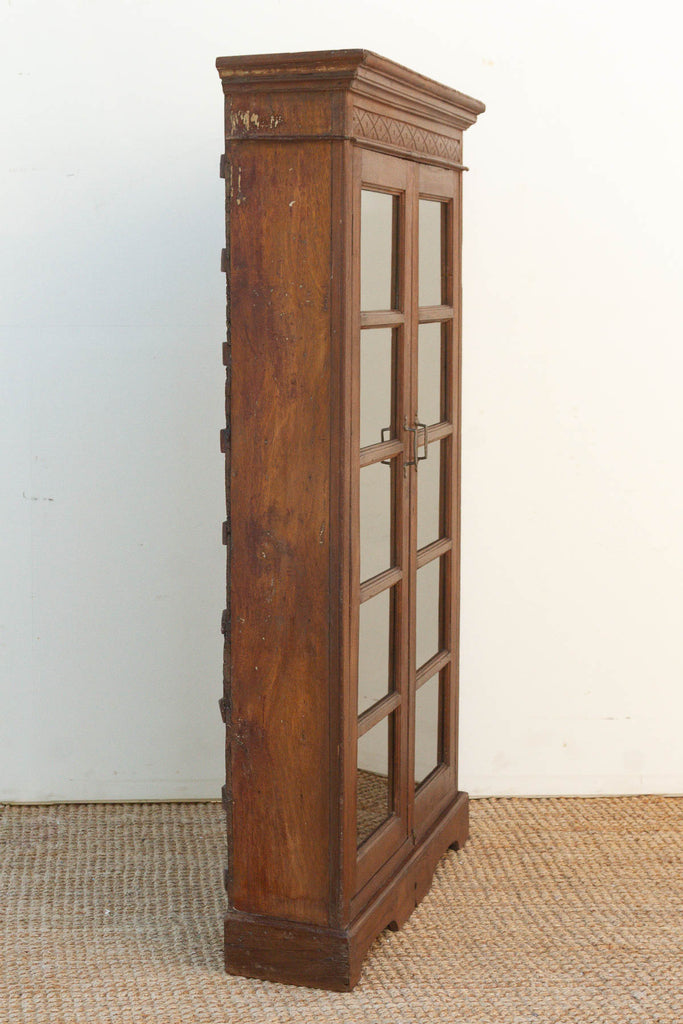 Elegant Early 20th Century Teak Bookcase