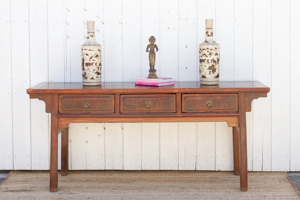Vintage Asian Altar Console Table