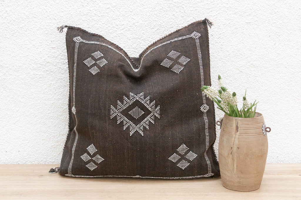 Oasis Dusk Large Silk Rug Pillow