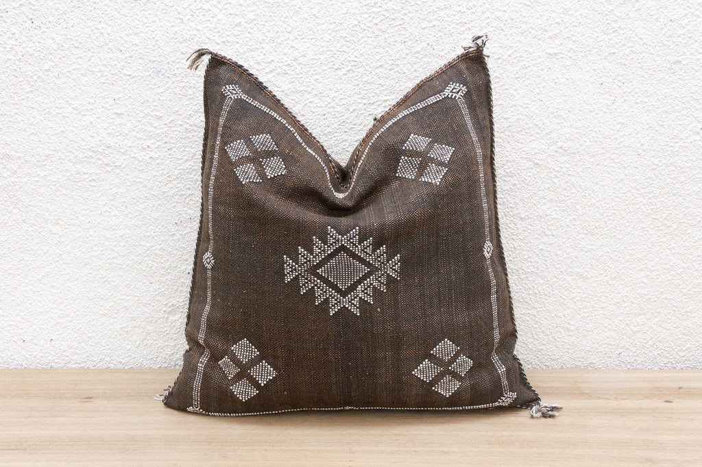 Fez Earth Large Silk Rug Pillow