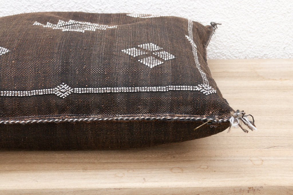 Fez Earth Large Silk Rug Pillow
