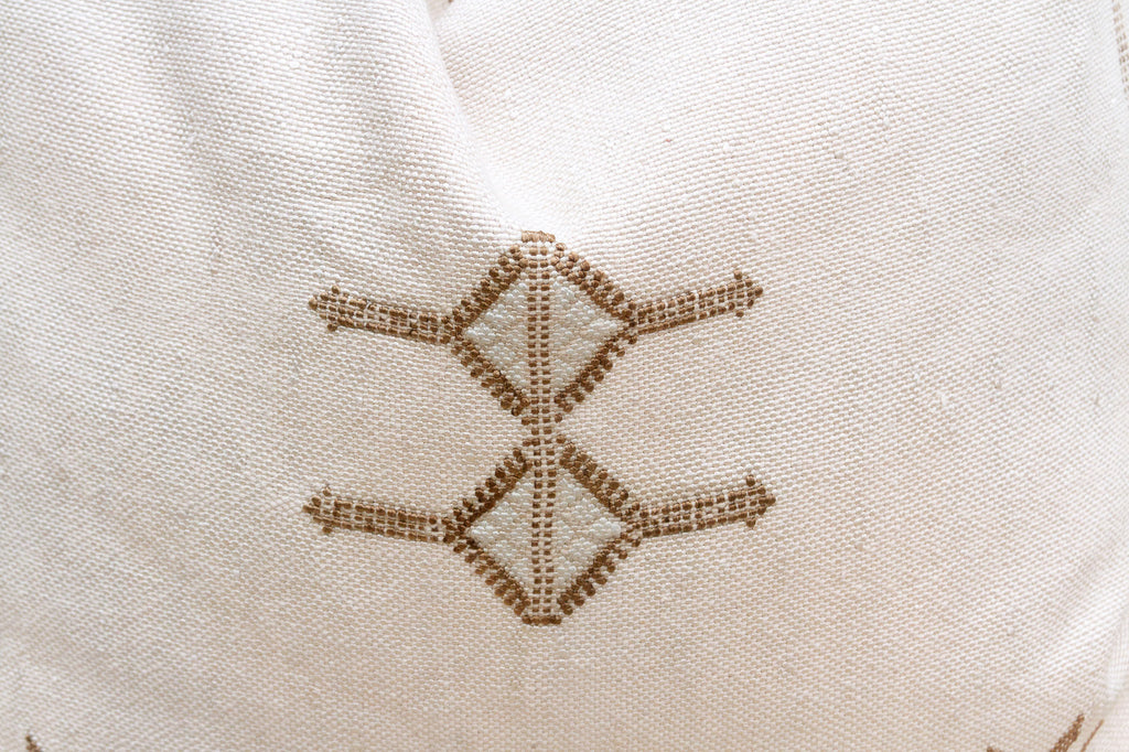 Fez Fog Large Silk Rug Pillow (Trade)