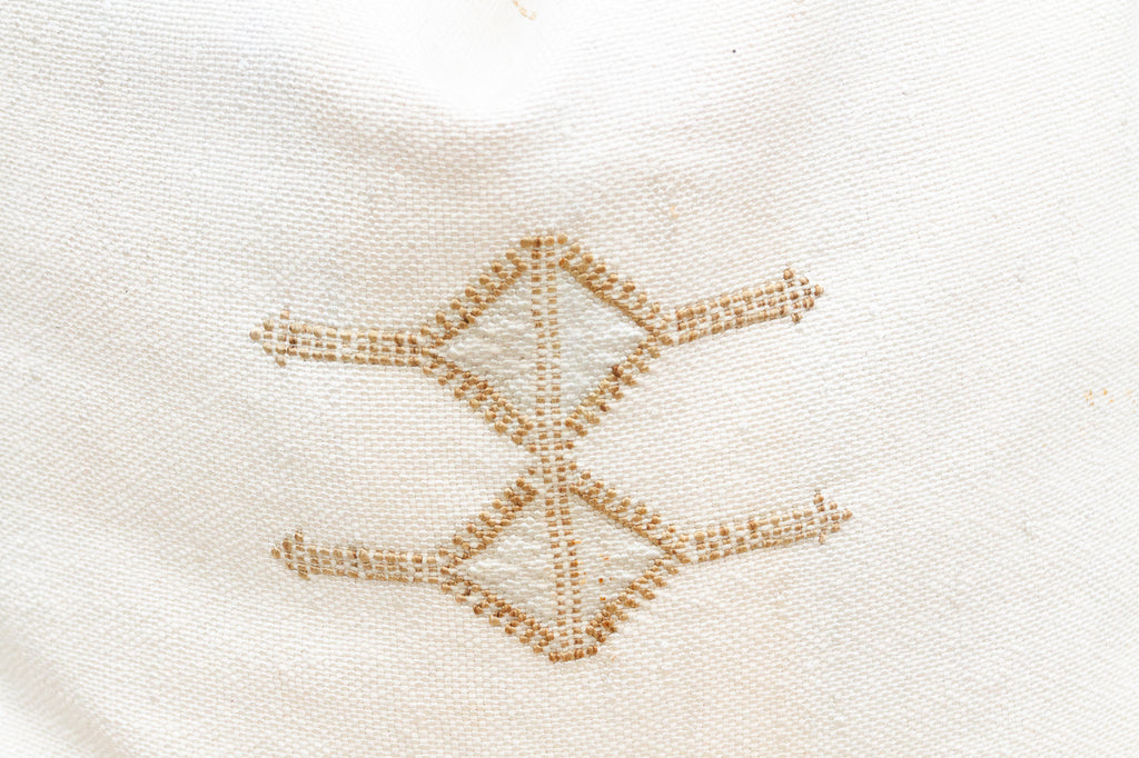 Sahara Cloud Large Silk Rug Pillow