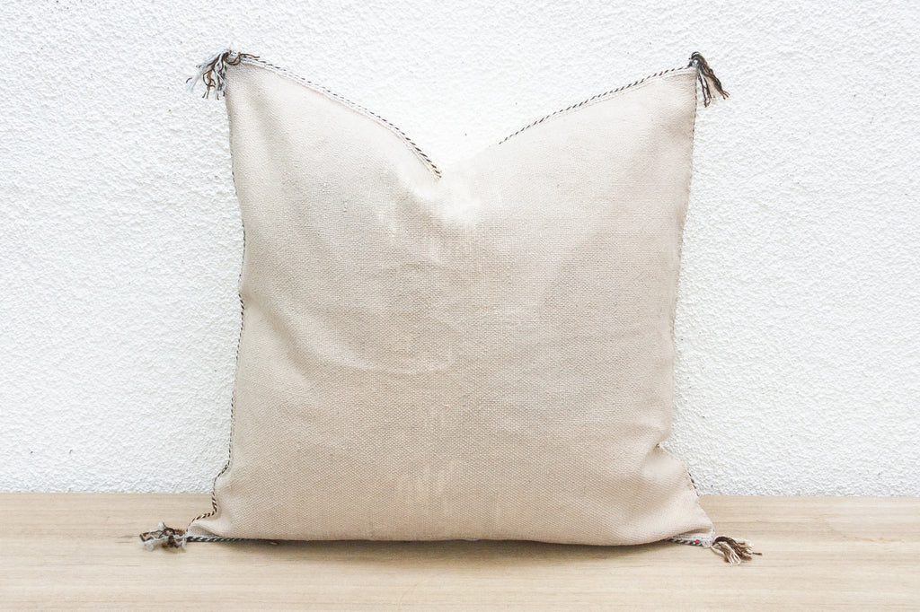 Sahara Cloud Large Silk Rug Pillow