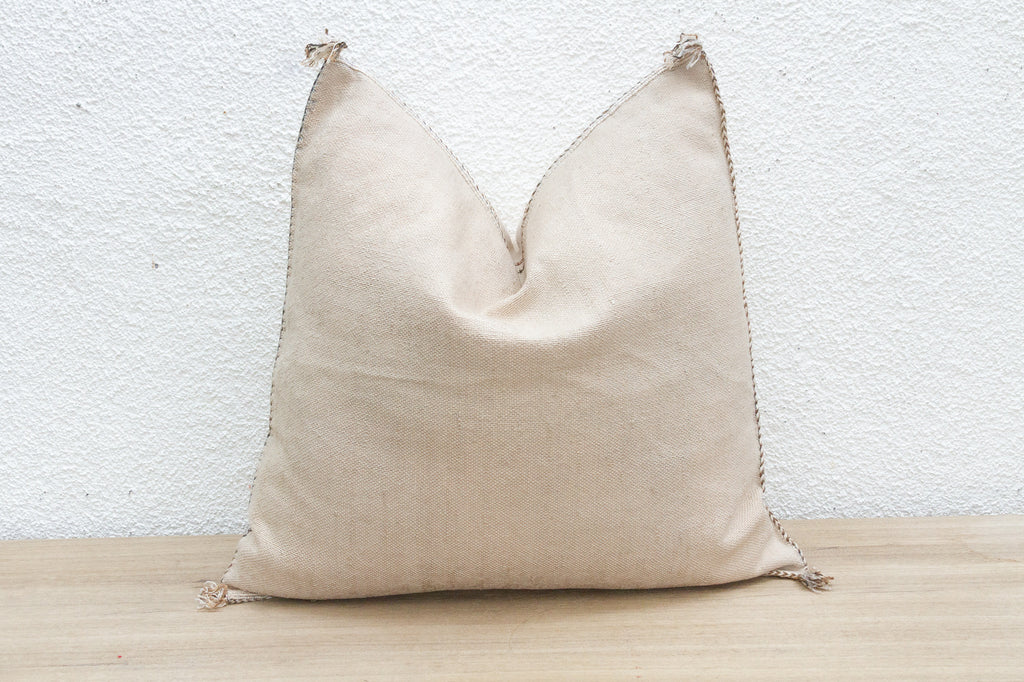 Nomad Linen Large Silk Rug Pillow