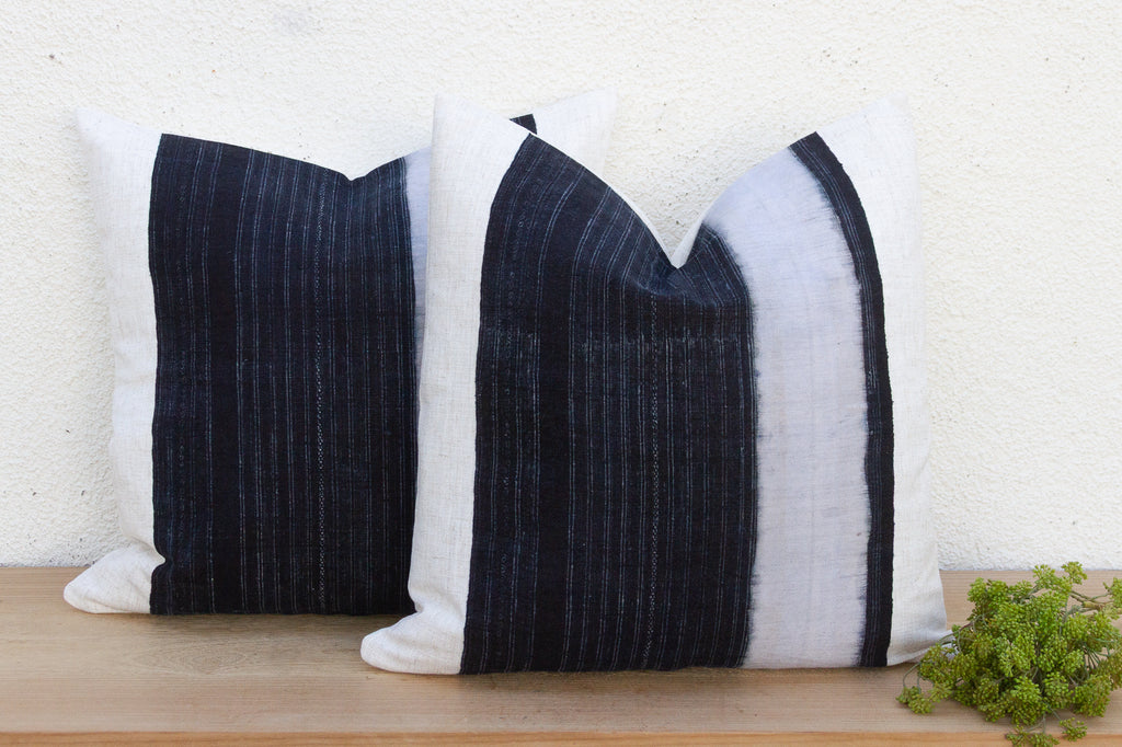 Hmong Mountain Handwoven Pillows, Set of 2
