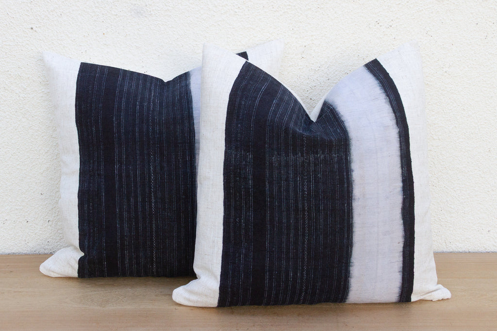 Hmong Mountain Handwoven Pillows, Set of 2