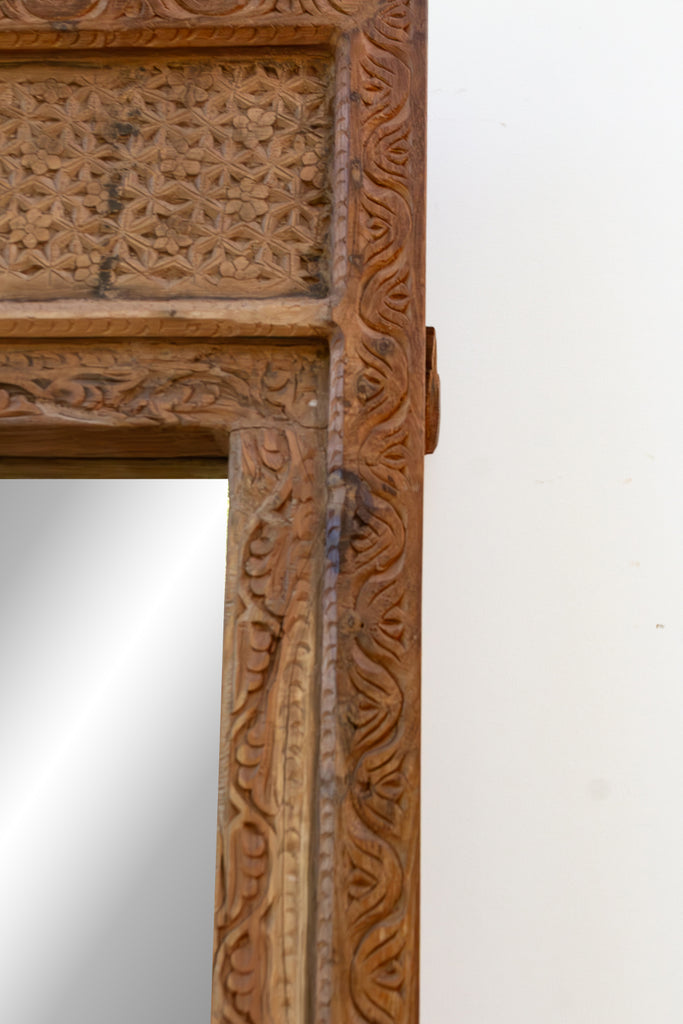 20th Century Oxidized Doorway Floor Mirror (Trade)