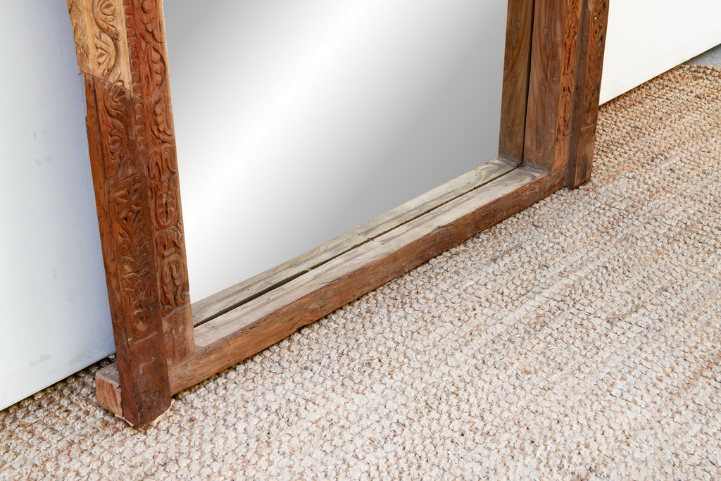 20th Century Oxidized Doorway Floor Mirror (Trade)