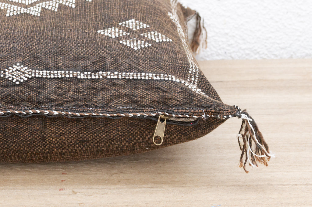 Nubian Dream Silk Rug Pillow