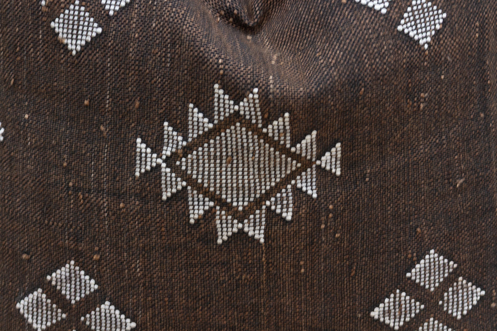 Nomadic Noir Silk Rug Pillow