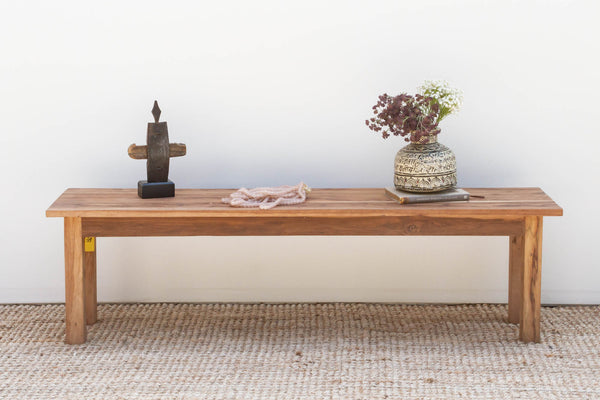 Recycled teak bench online