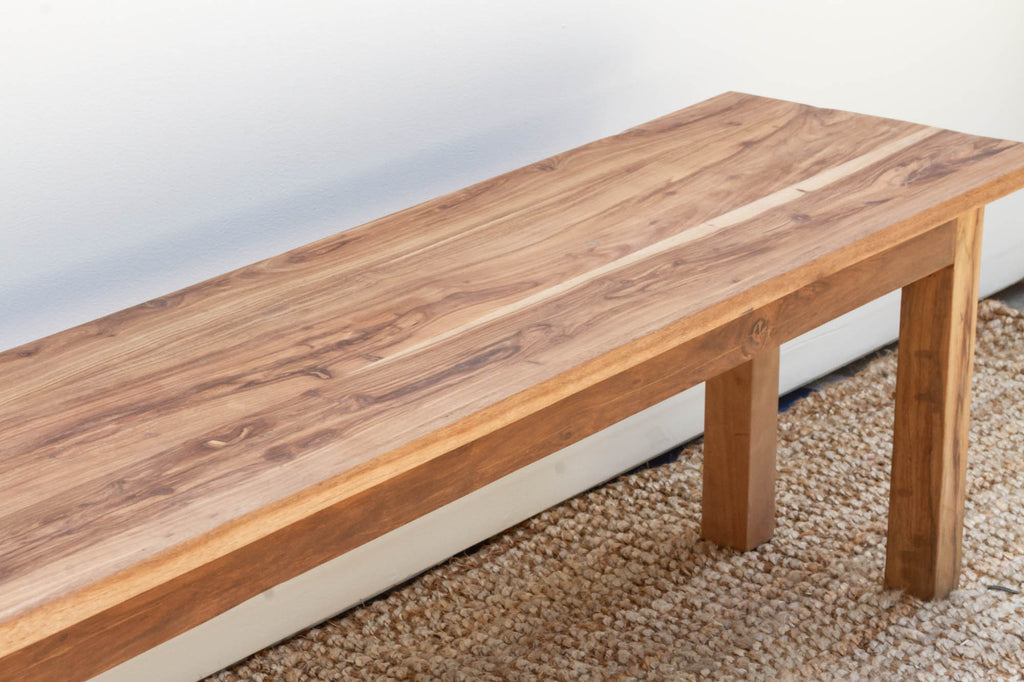Rustic Teak Rustic Modern Reclaimed Teak Bench– DE-COR | Globally Inspired